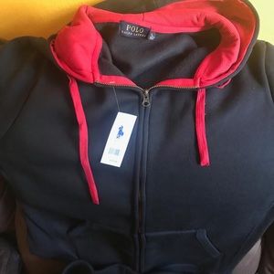 Polo track suit cheap XXL Red and Black
